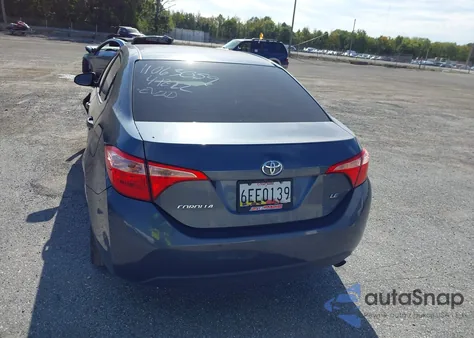 2018 Toyota Corolla Le from USA, damaged, VIN 2T1BURHE2JC036507